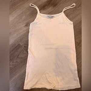 Michael stars off white 100% supima cotton spaghetti strap tank one size